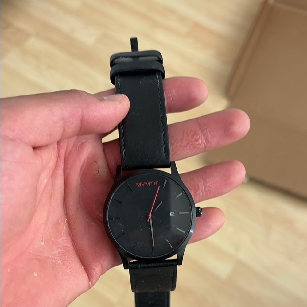 MVMT Black Watch Sleek Minimalist Design